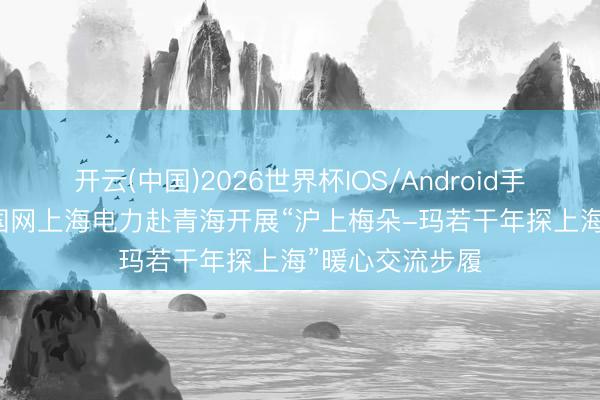 开云(中国)2026世界杯IOS/Android手机通用版app 国网上海电力赴青海开展“沪上梅朵-玛若干年探上海”暖心交流步履